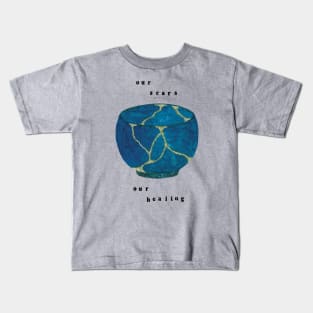 Our Scars Our Healing Kintsugi Kids T-Shirt